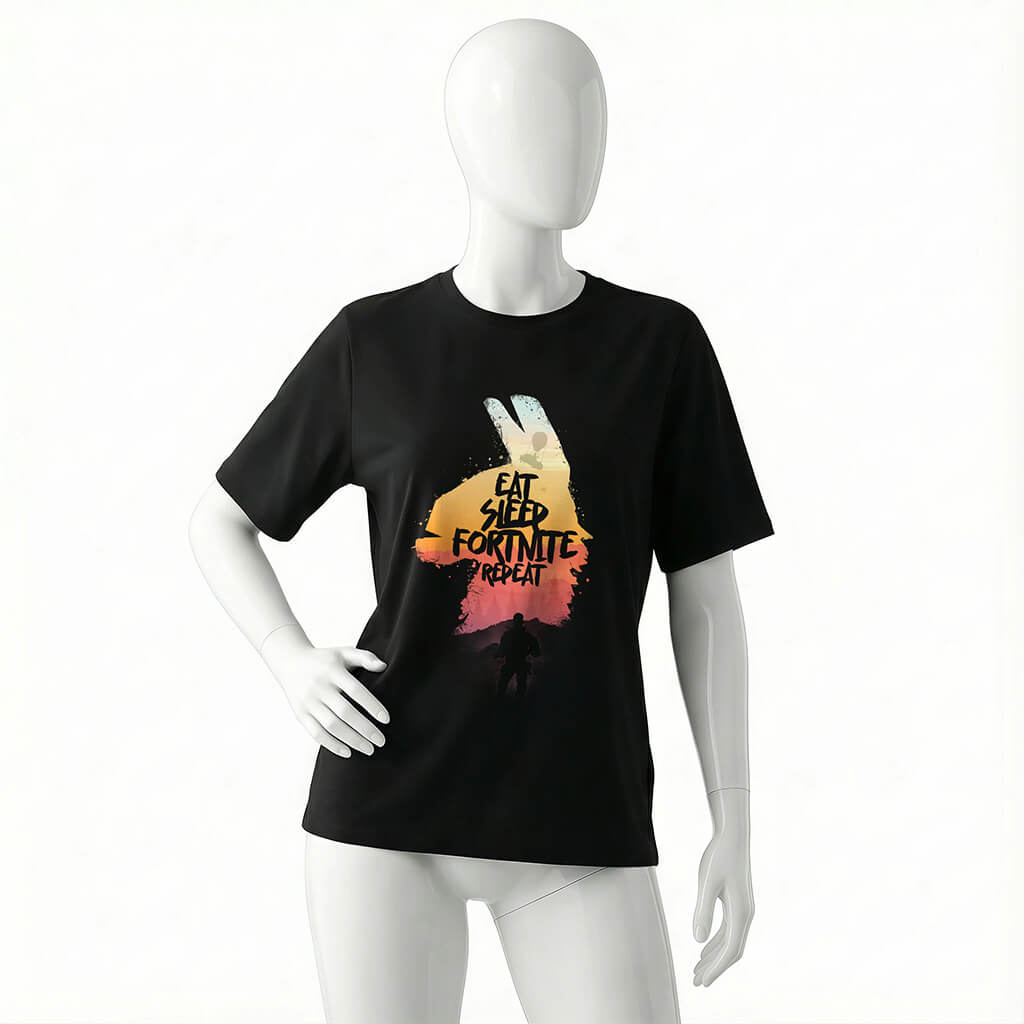 cool-fortnite-llama-shirt-black-woman