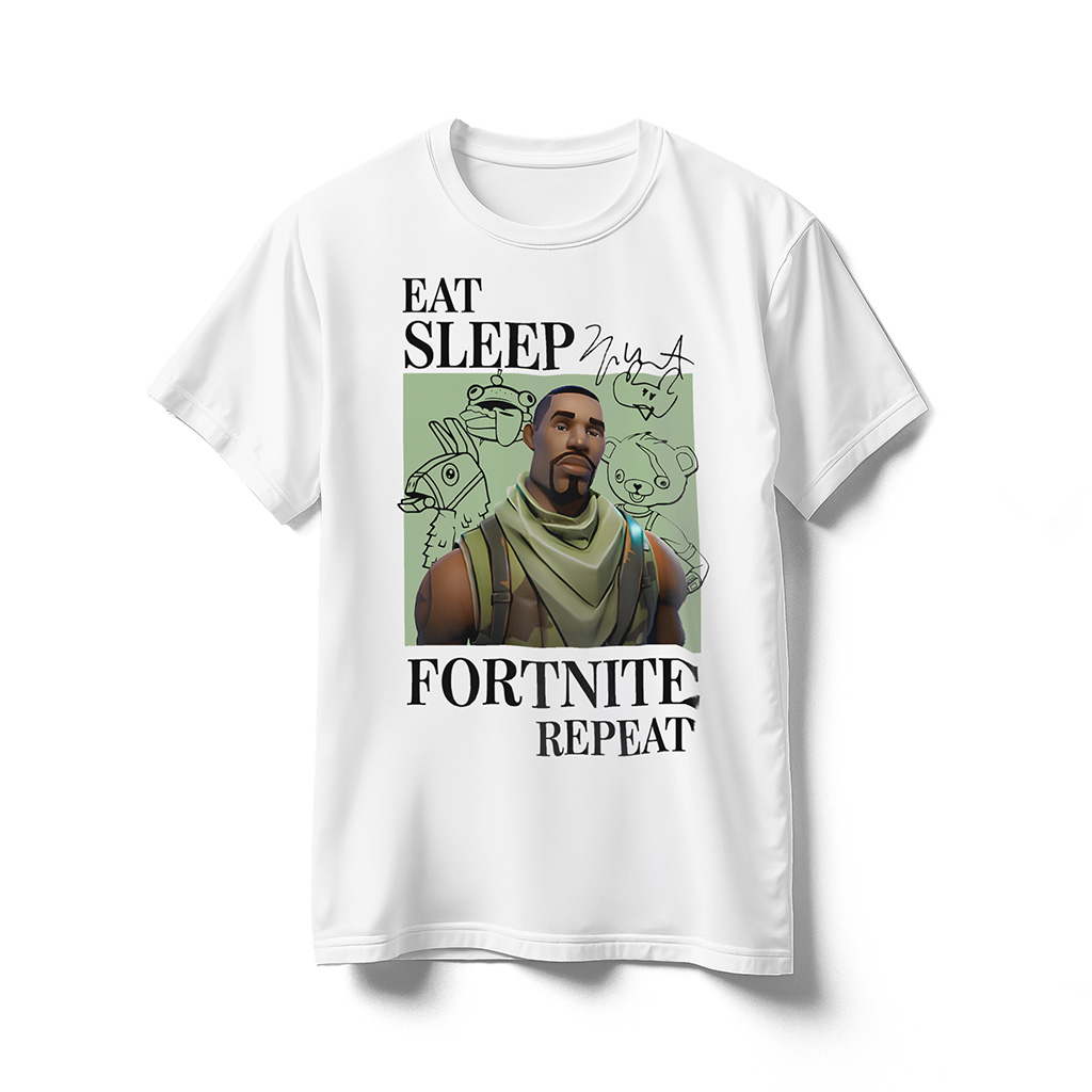 eat-sleep-fortnite-repeat-white-shirt-KANYE-WEST