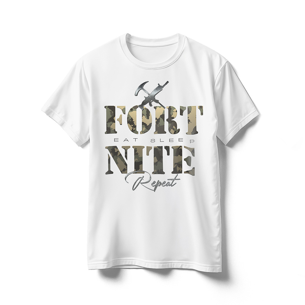 eat-sleep-fortnite-repeat-white-shirt-MILITAR-DESIGN