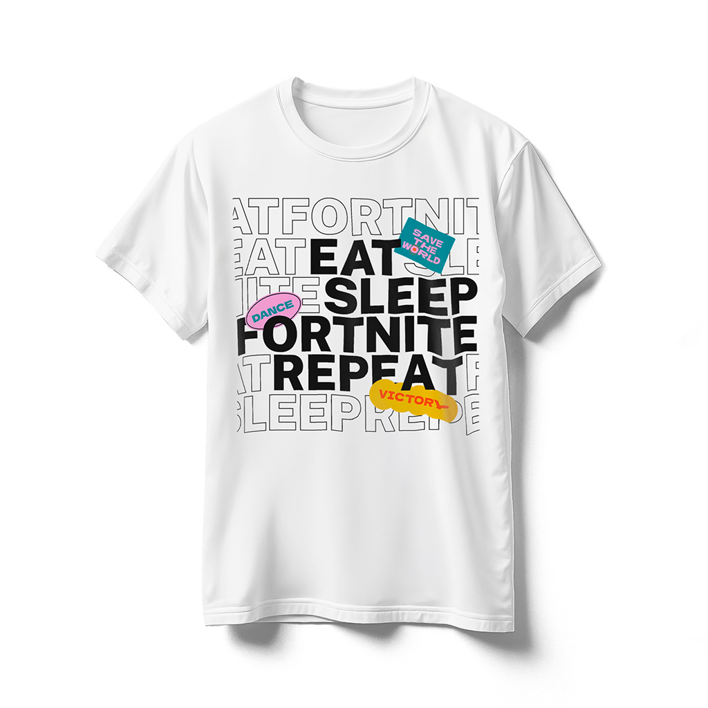 eat-sleep-fortnite-repeat-white-shirt-TEXT-WITH-LABELS-DESIGN