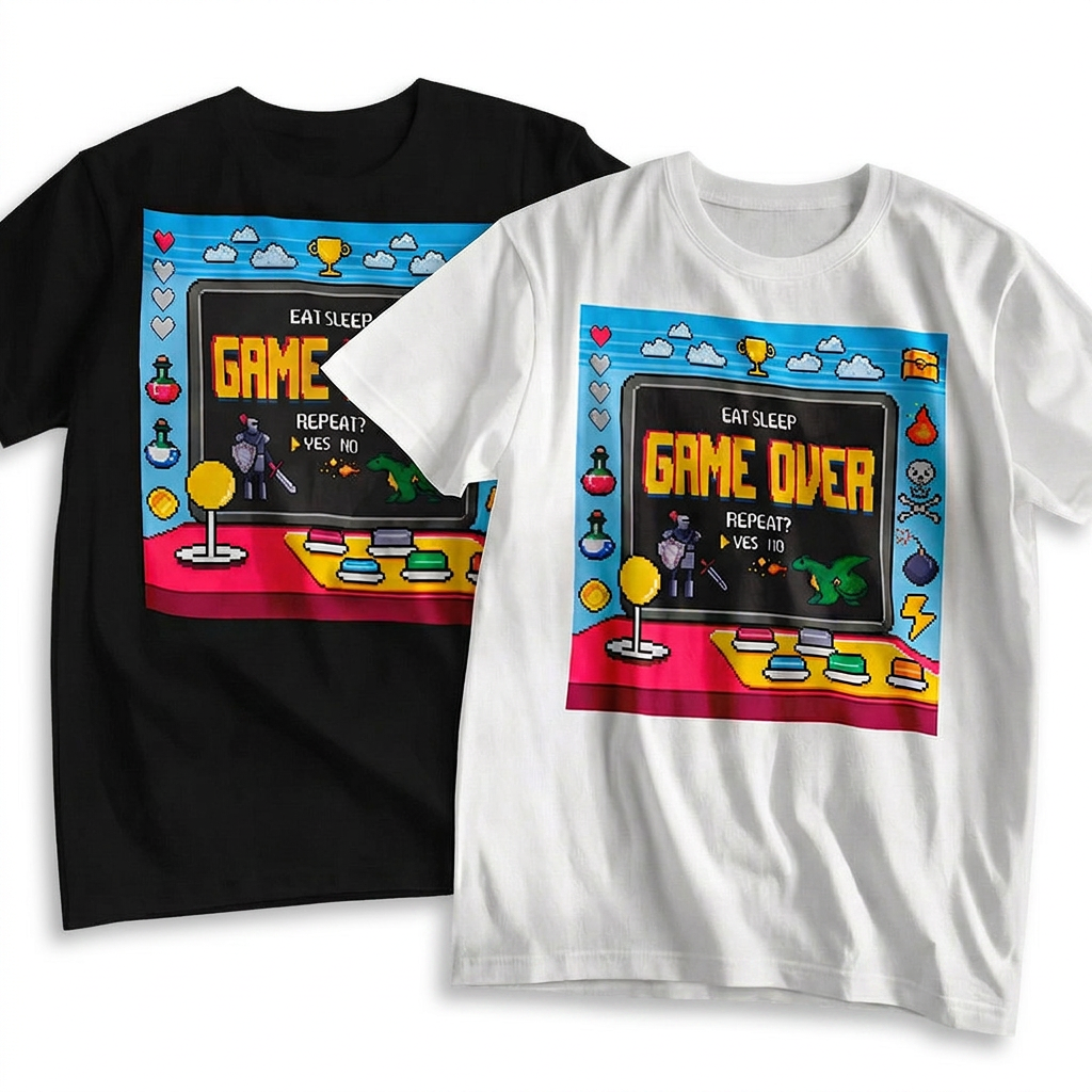 eat-sleep-game-over-repeat-shirt-retro-computer-vintage-pixel-black-and-white