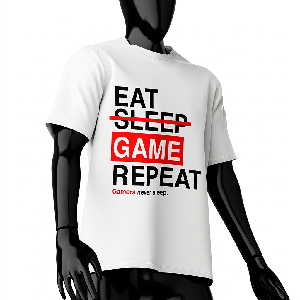 video-game-t-shirts-gamers-never-sleep-white