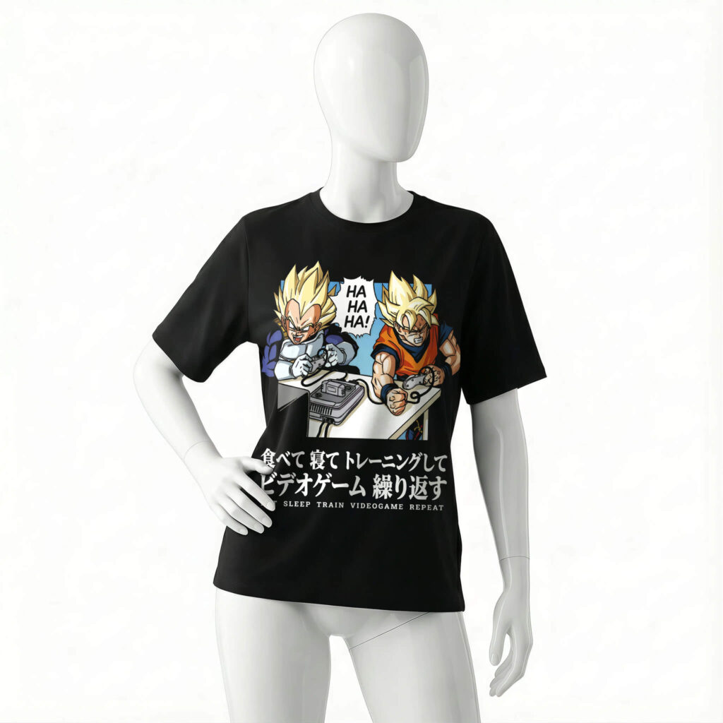 eat-sleep-train-videogame-repeat-shirt-front-black-color-womengoku-vegeta-playing-videogames