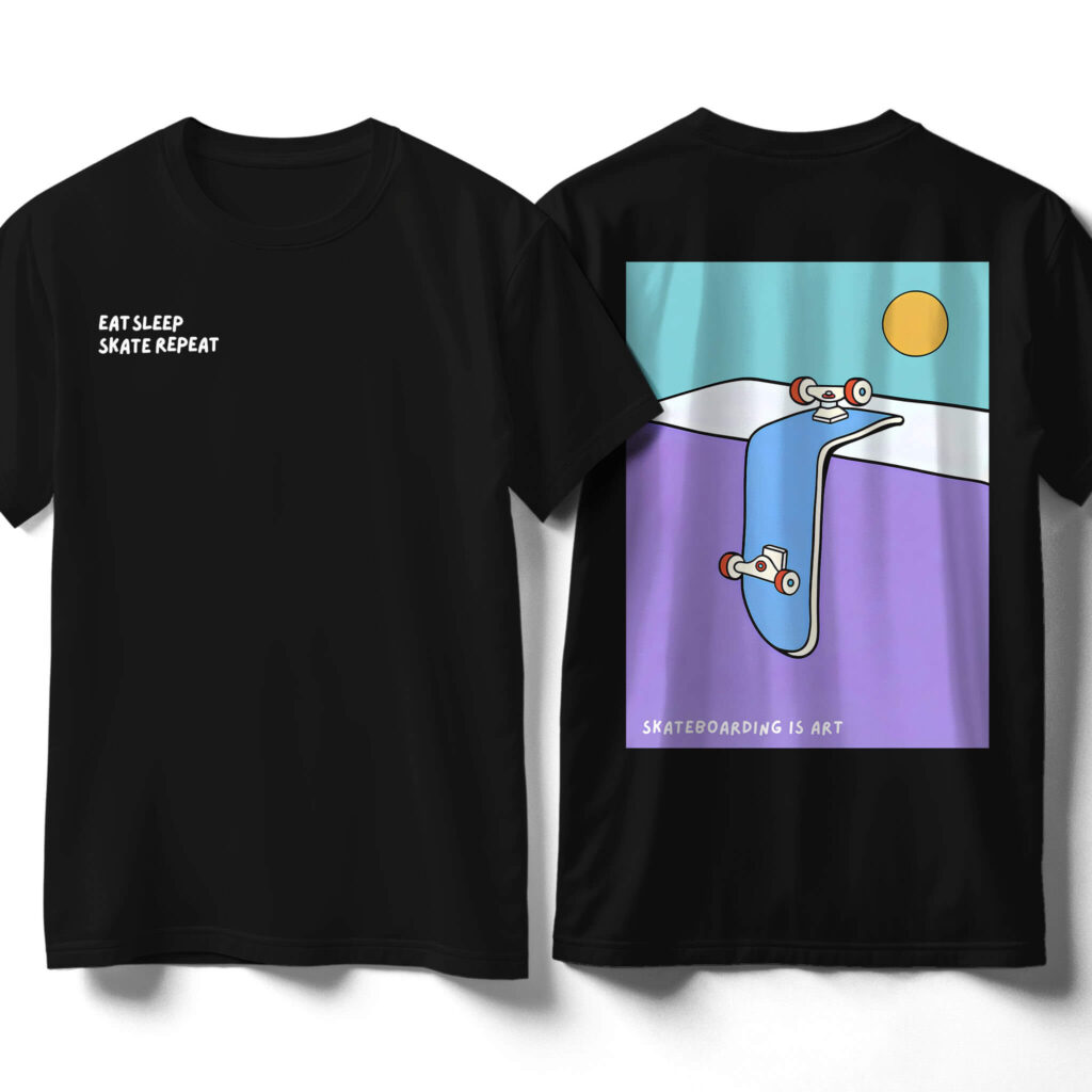 eat-sleep-skate-repeat-shirt-front-back-black-shirt-skateboarding-is-art