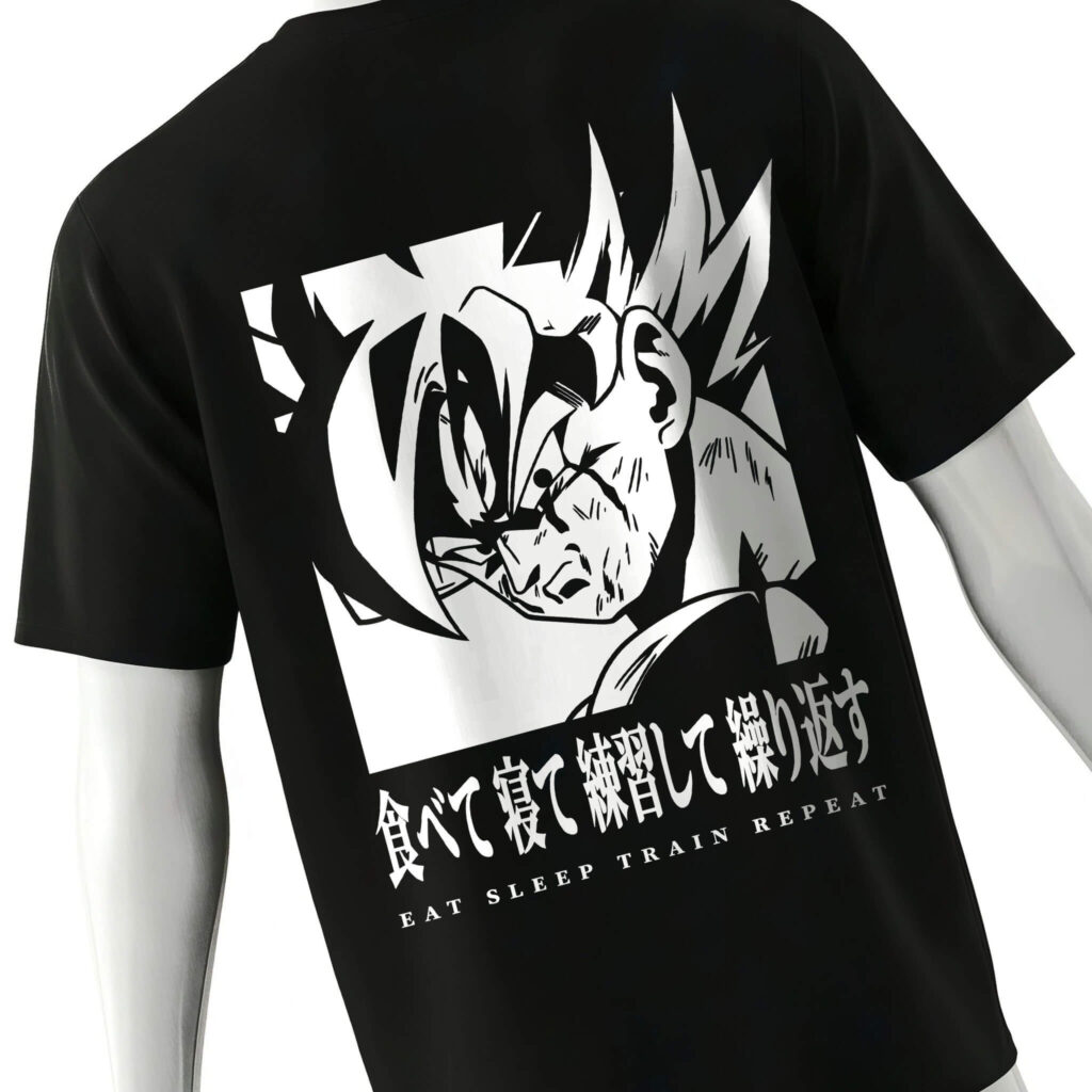 eat-sleep-train-repeat-tee-shirt-back-black-detail-design-son-goku