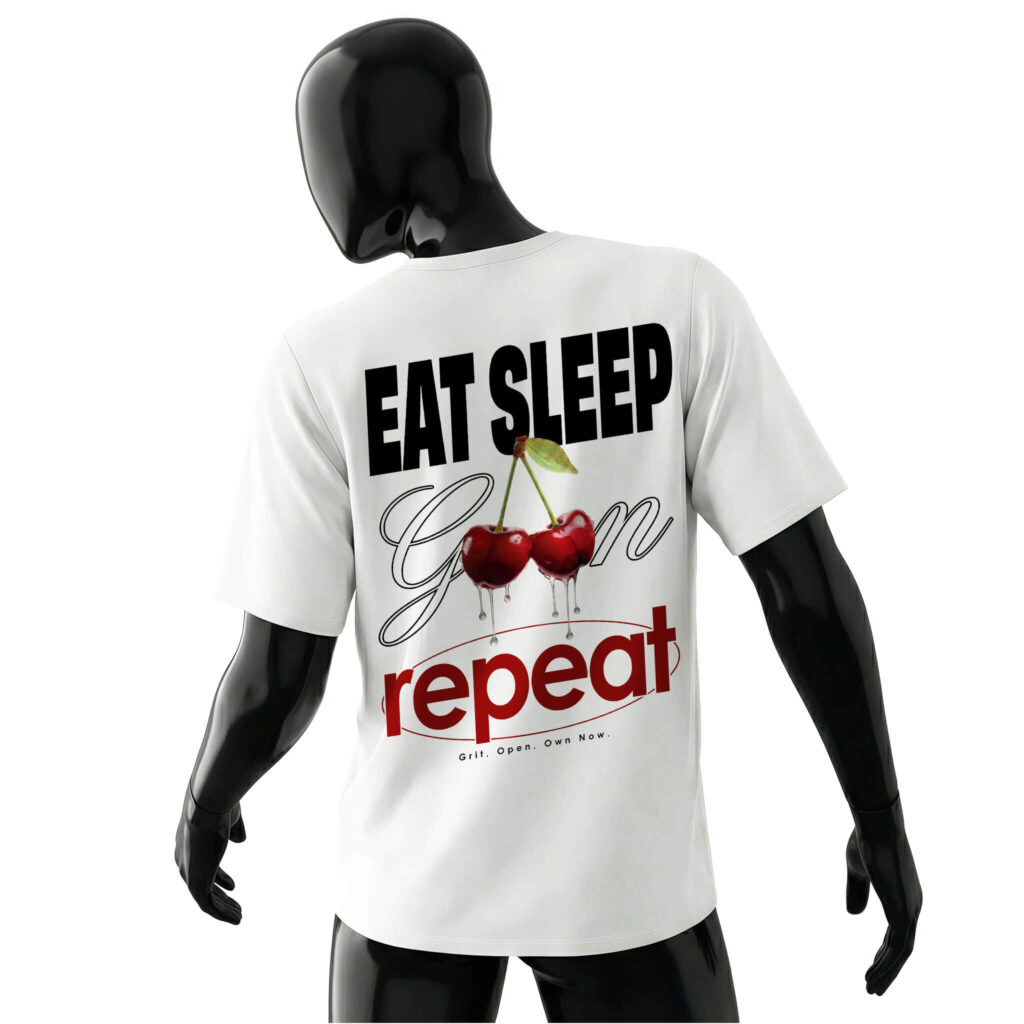 tee-eat-sleep-goon-repeat-white-back-man-cherries-design