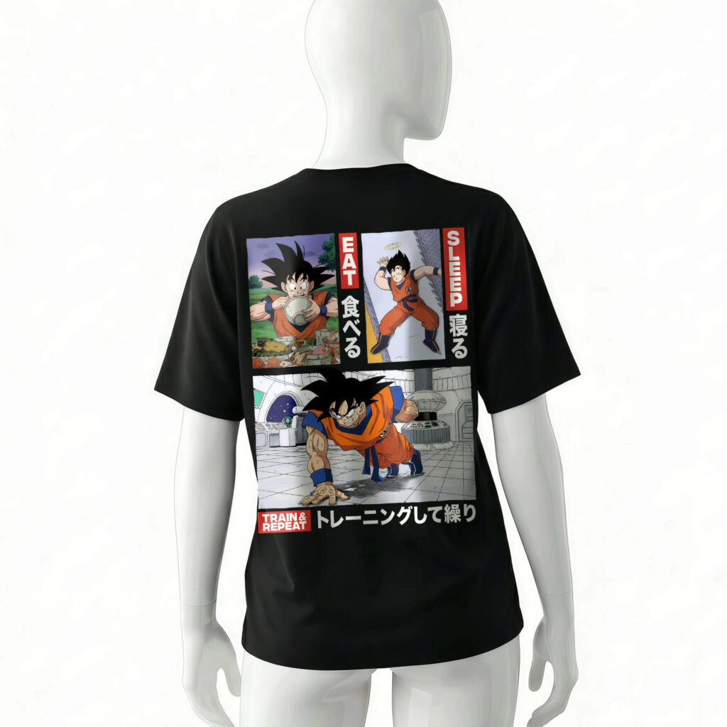 tee-shirt-eat-sleep-train-repeat-black-back-for-woman-goku-eating-sleeping-training