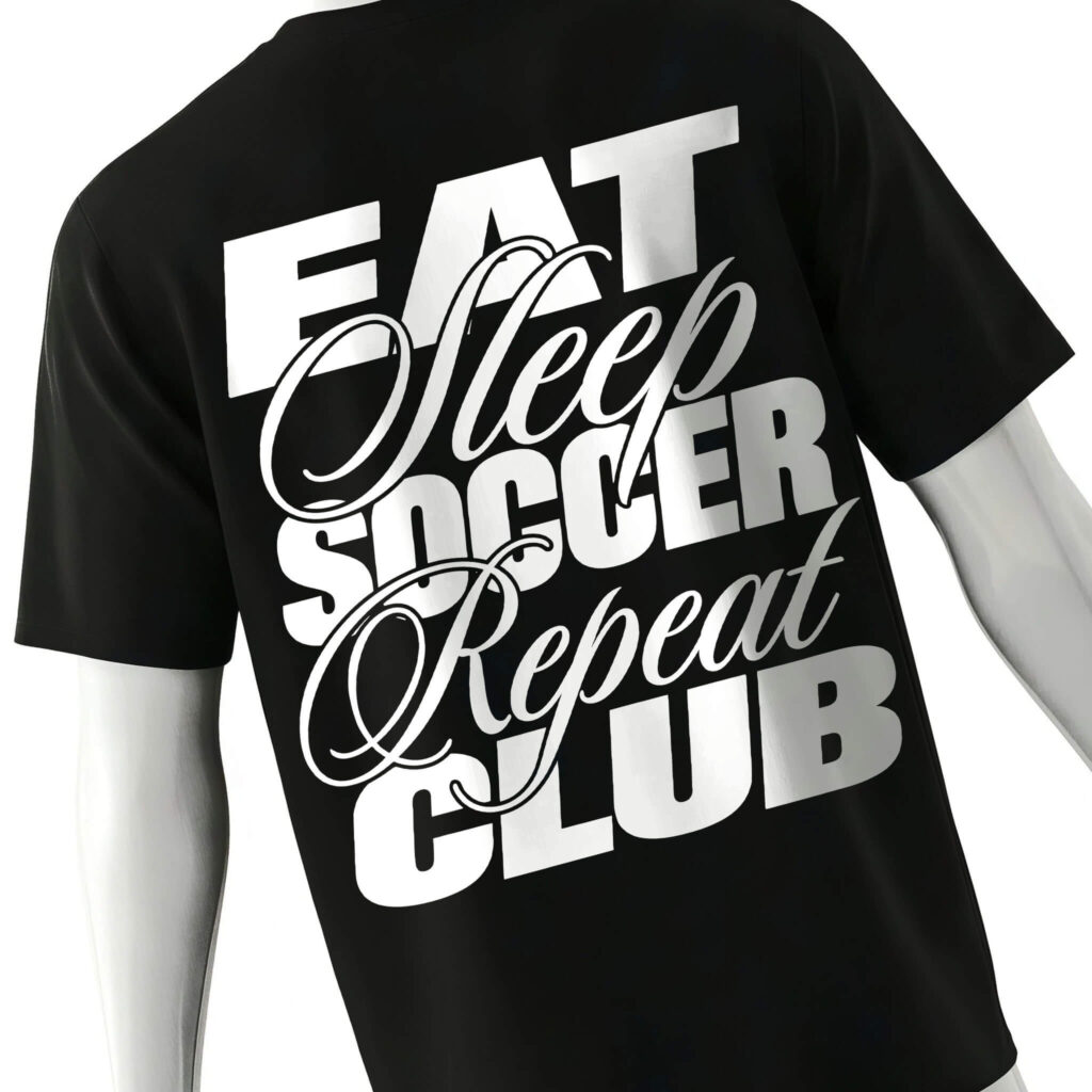 eat-sleep-soccer-club-repeat-tee-shirt-back-black-detail-design