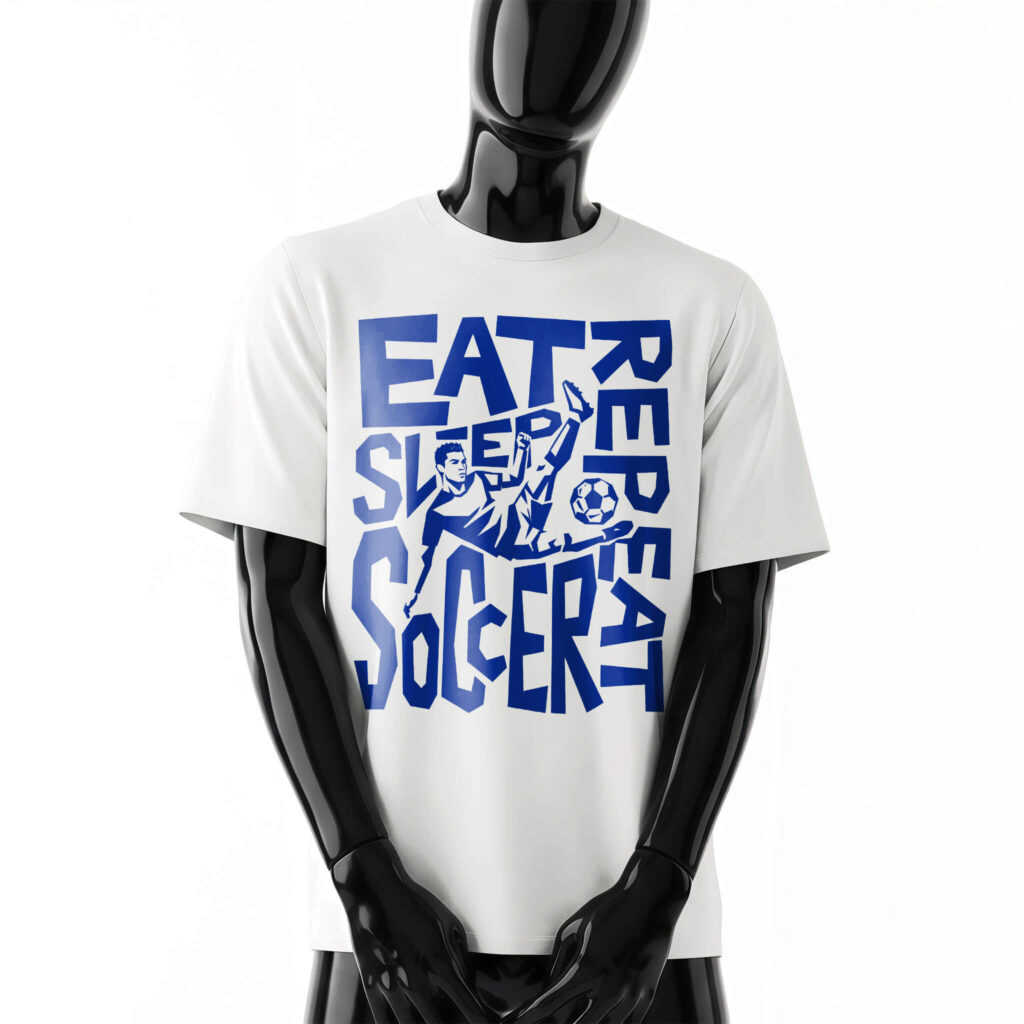 eat-sleep-soccer-repeat-shirt-front-white-tee-design-men-cristiano-ronaldo-silhouette
