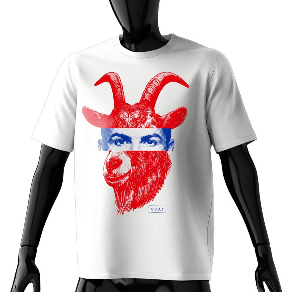 eat-sleep-soccer-repeat-t-shirt-front-white-model-cristiano-ronaldo-goat